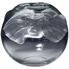 Lalique Crystal 'Erimaki' Bowl, France, 1980s