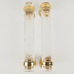 Lalique Crystal "Faunes" Door Handles