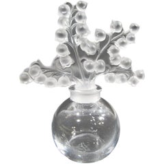 Lalique Crystal France Clairefontaine Perfume Bottle