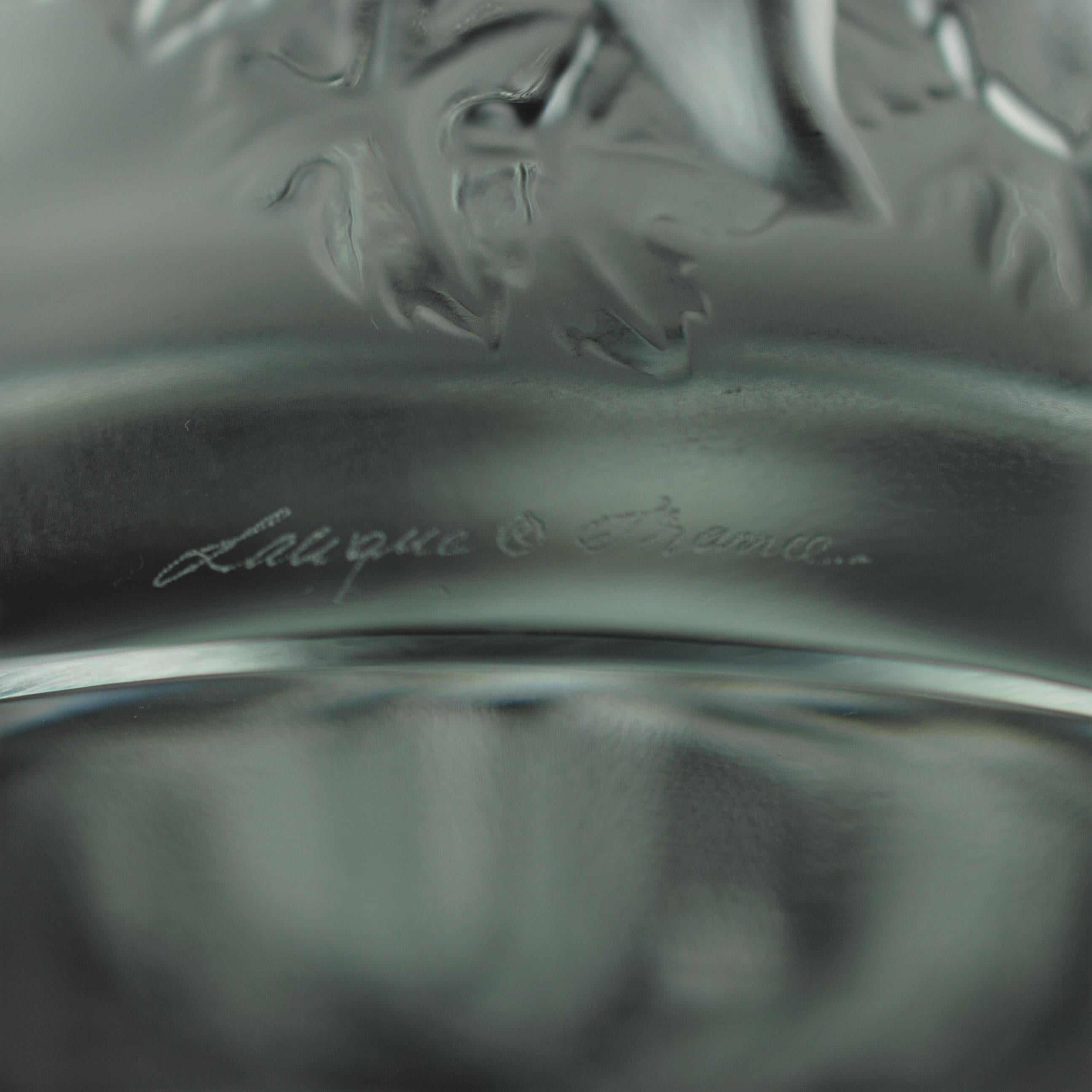 Seau à glace Ganymède en cristal de Lalique pour le champagne 2