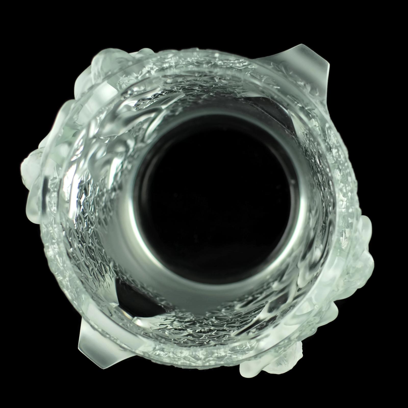 Verre d'art Seau à glace Ganymède en cristal de Lalique pour le champagne