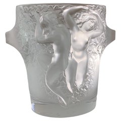 Lalique Crystal Ganymede Champagne Cooler/Ice Bucket