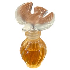 Lalique Crystal “L’Air du Temps” Nina Ricci Perfume Bottle with Doves, Boxed