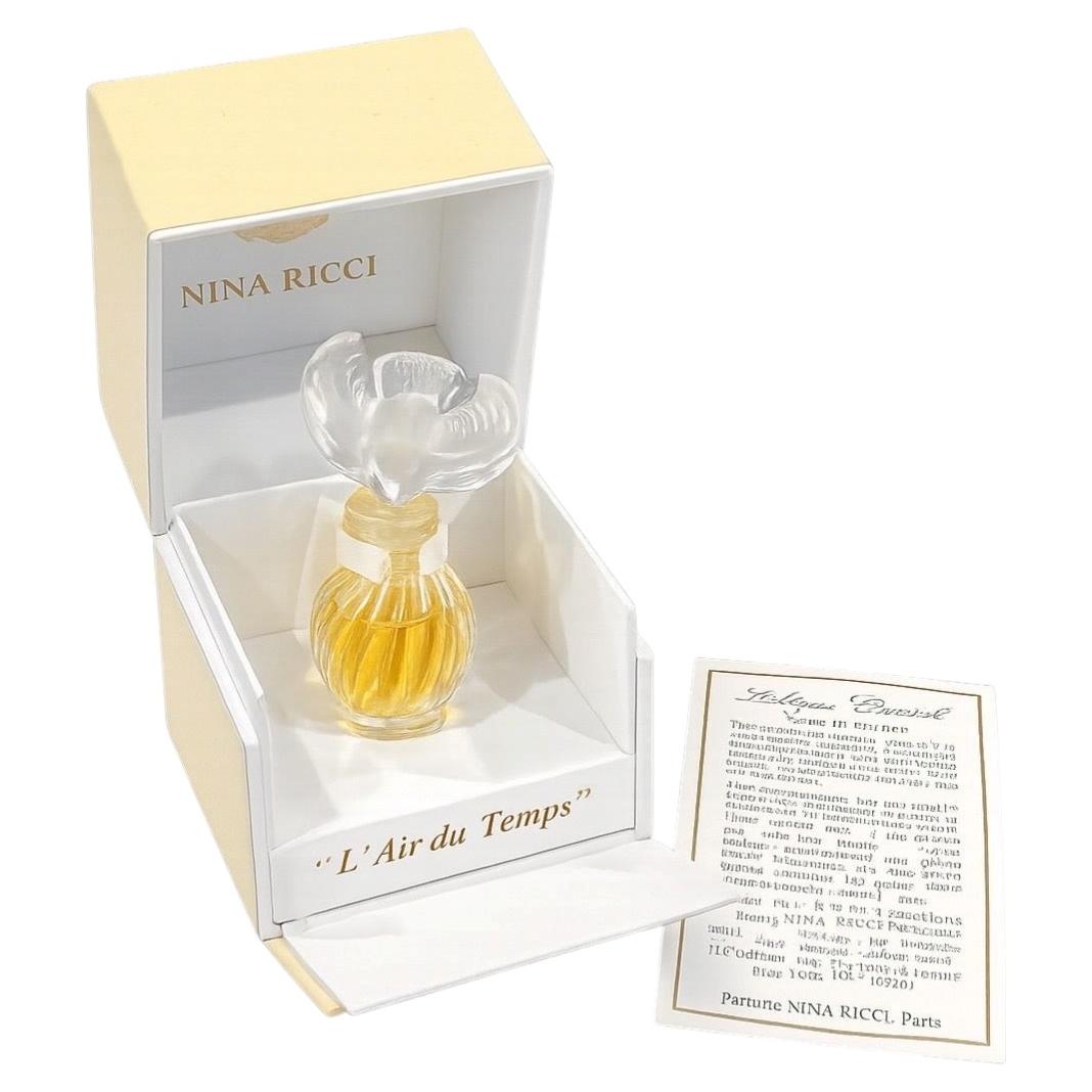 Lalique Crystal “L’Air du Temps” Nina Ricci Perfume Bottle with Doves, Boxed