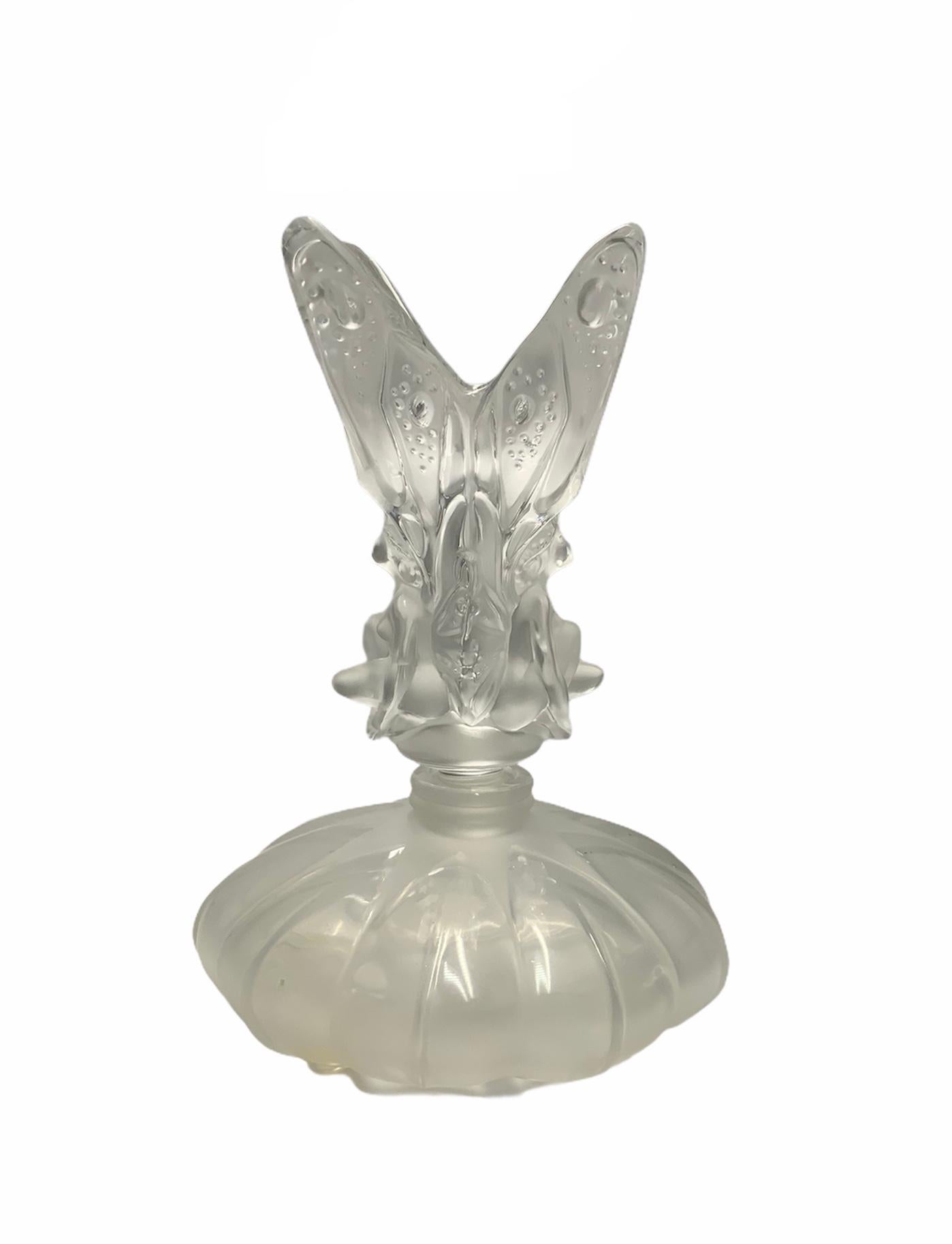 Contemporary Lalique Crystal “Les Fees” 'The Fairy' Perfume Bottle