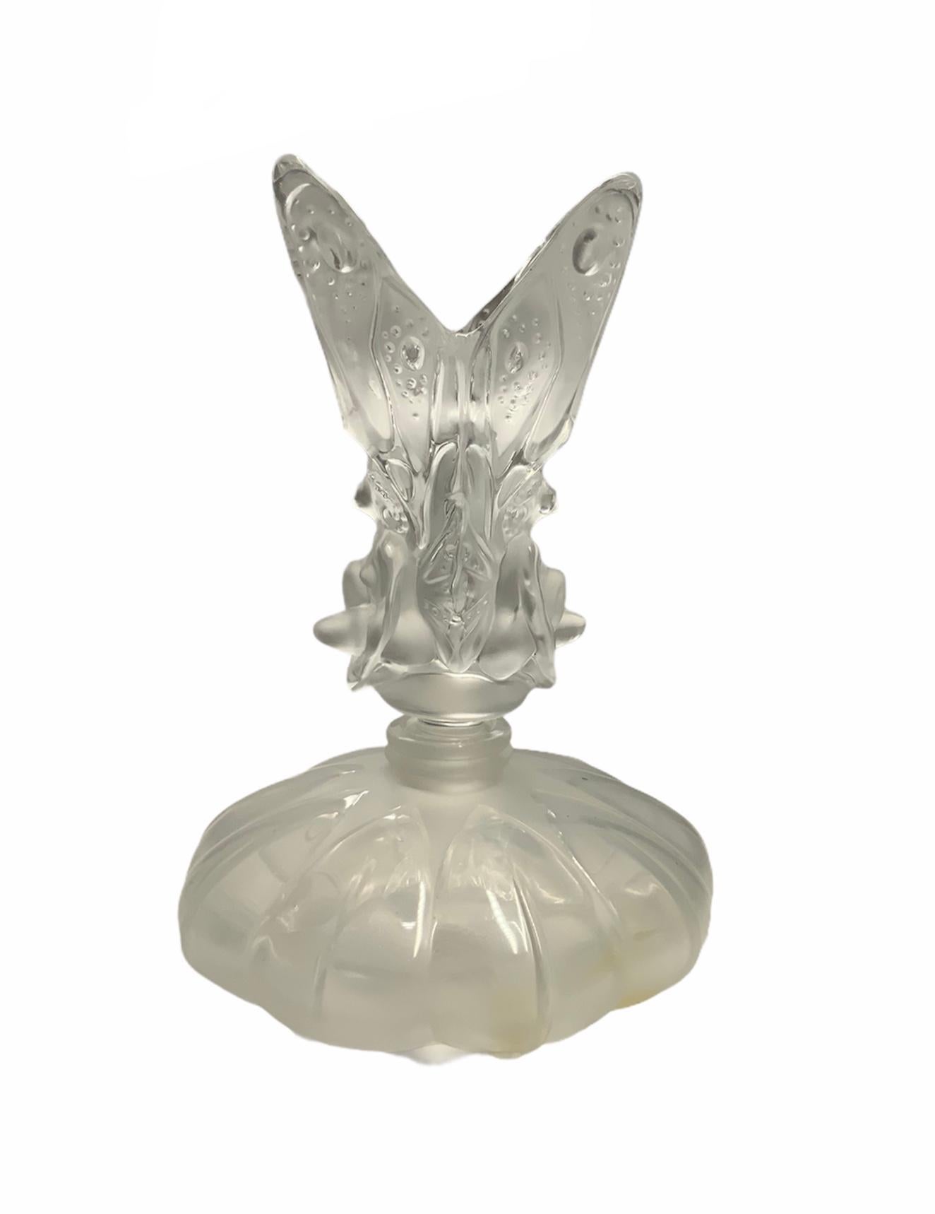 Art Nouveau Lalique Crystal “Les Fees” 'The Fairy' Perfume Bottle