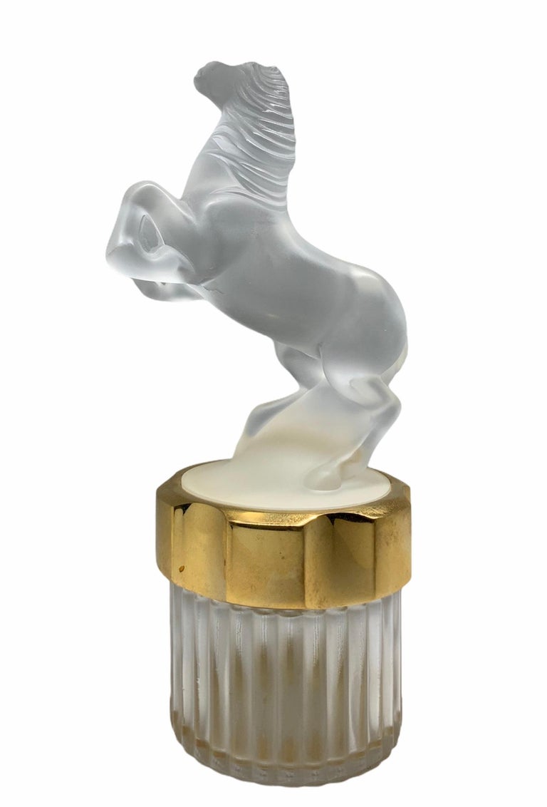 Flacon de parfum pour homme Mascotte Equus en cristal de Lalique En vente  sur 1stDibs