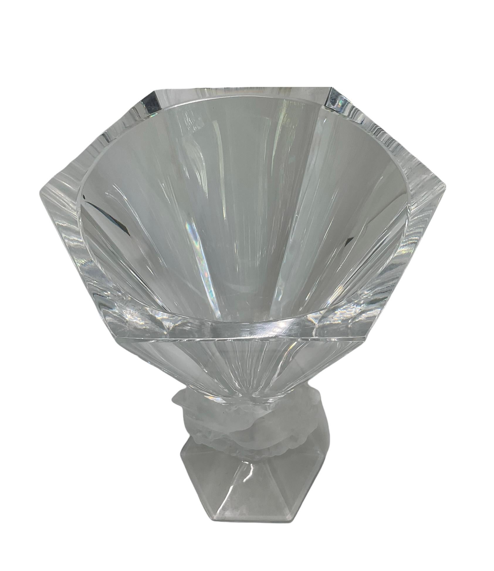 lalique bud vase