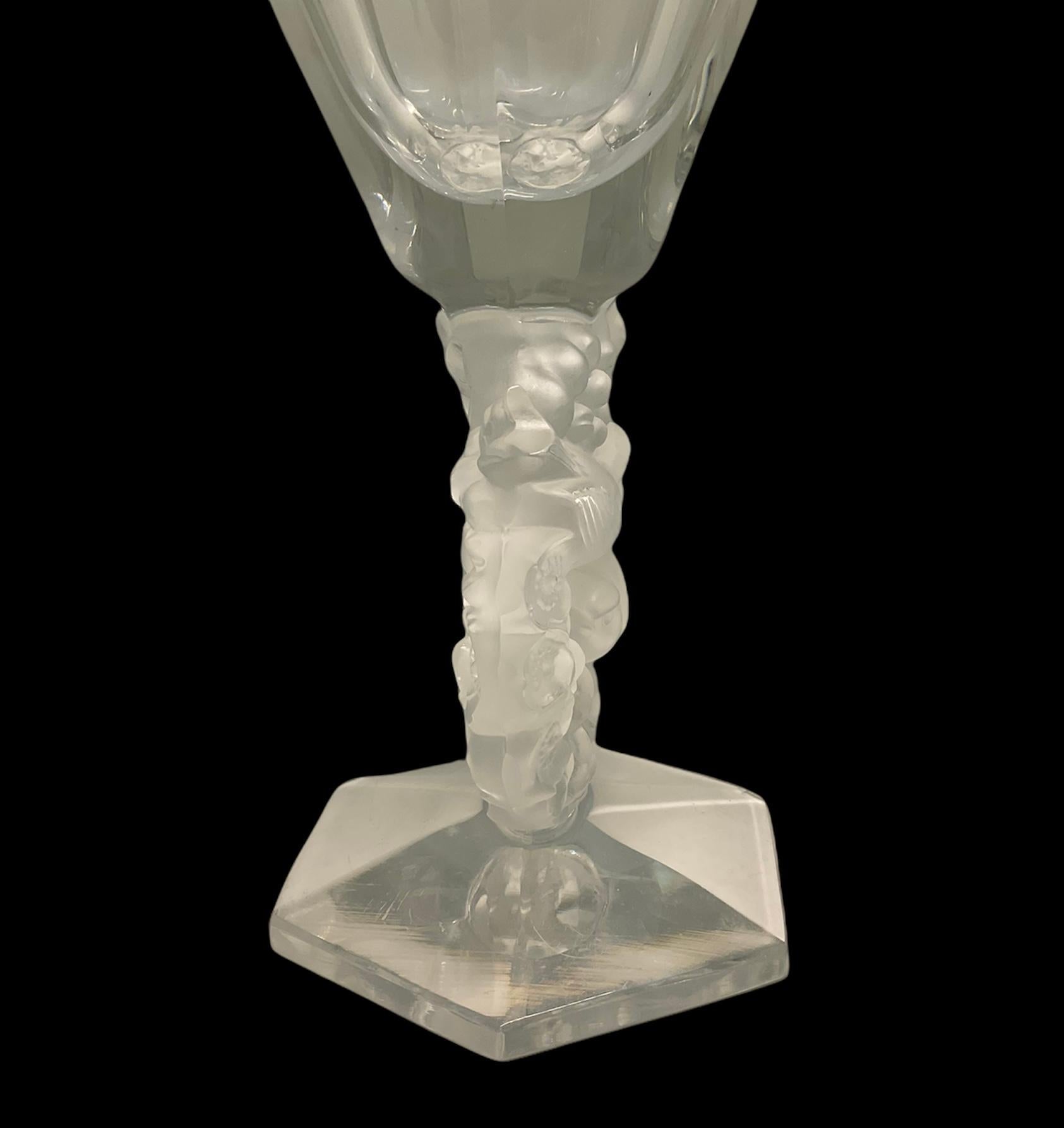 lalique flower vase