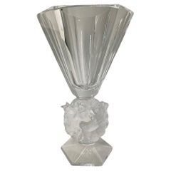 Florero Mesange de Cristal Lalique