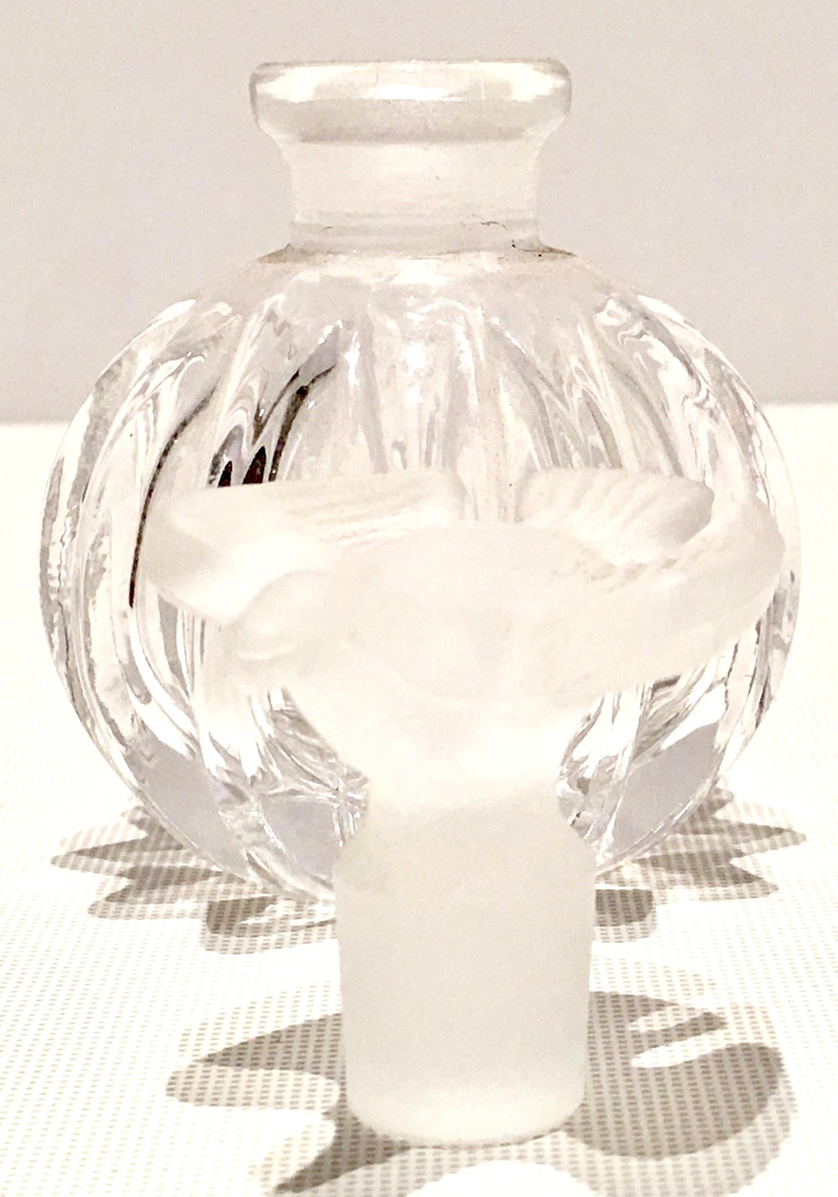 20th Century Lalique Crystal Perfume Decanter-