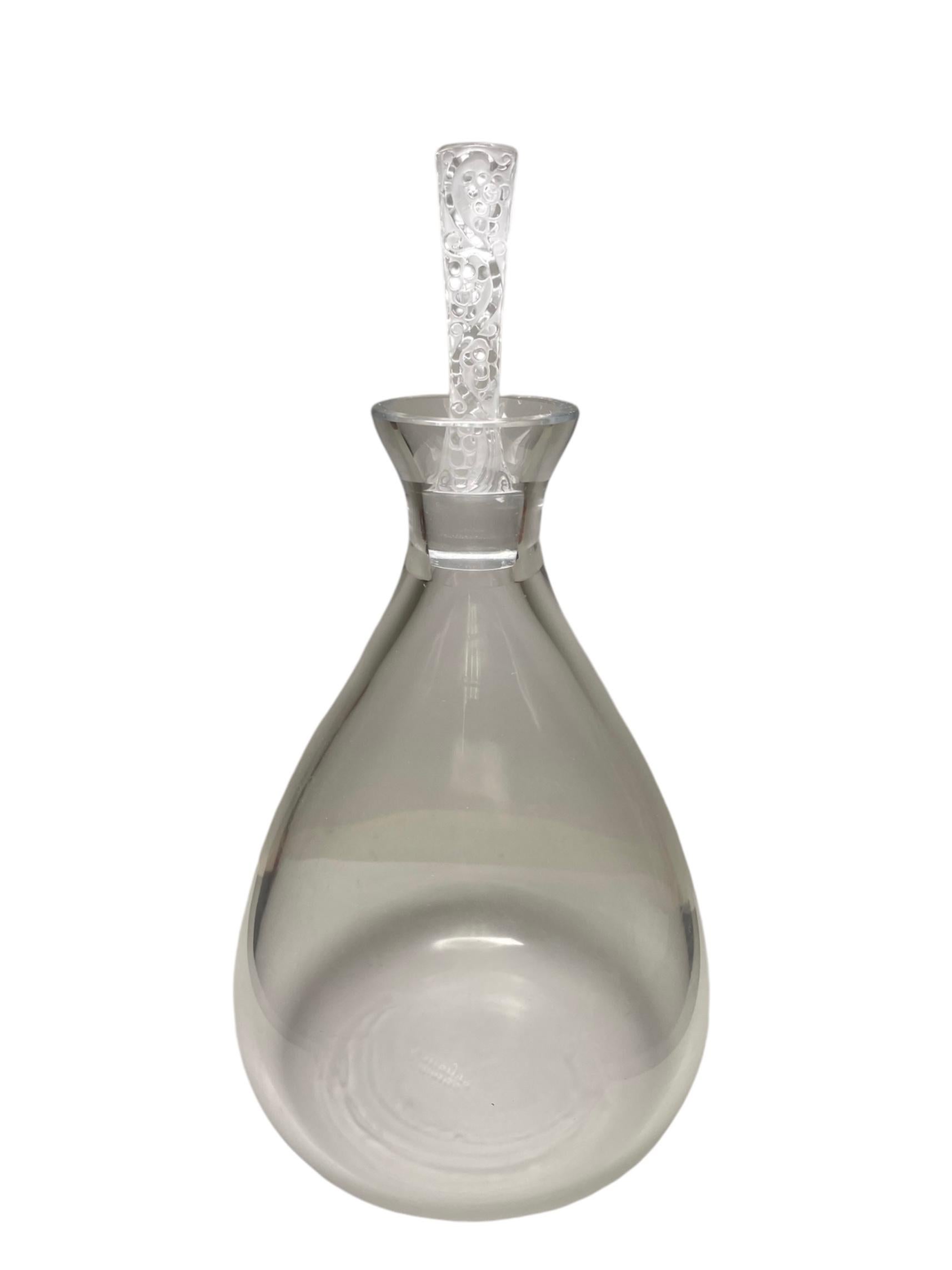 French Lalique Crystal “Phalsbourg” Decanter