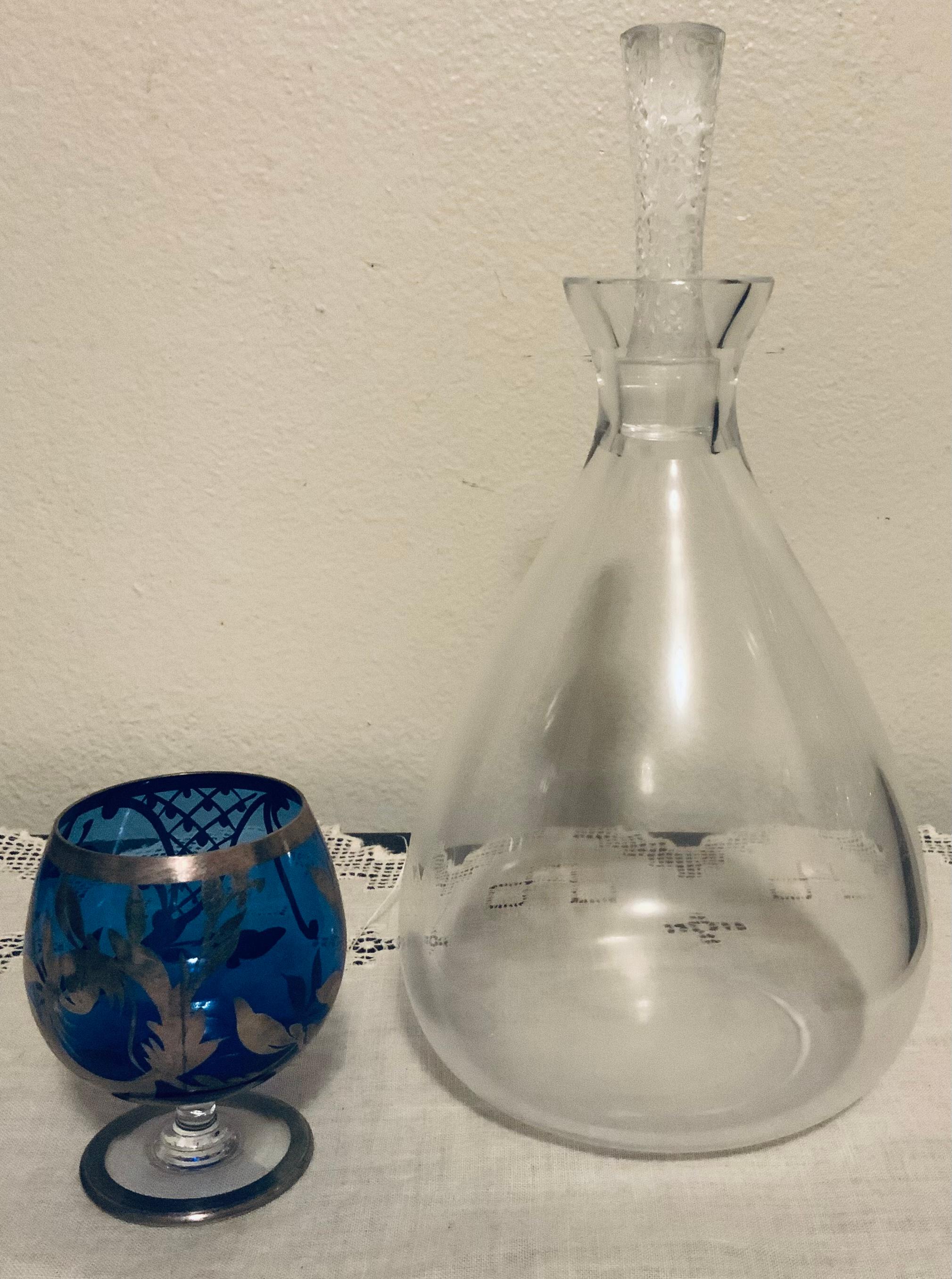 Lalique Crystal “Phalsbourg” Decanter In Good Condition For Sale In Guaynabo, PR