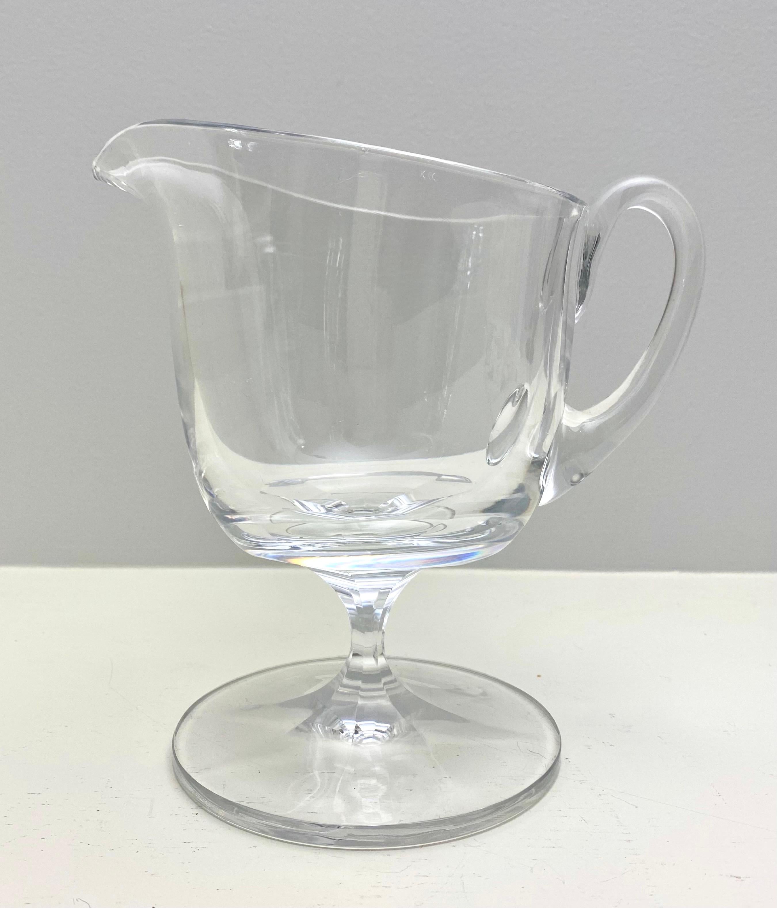 Lalique Crystal Pitcher circa 1960s For Sale 1