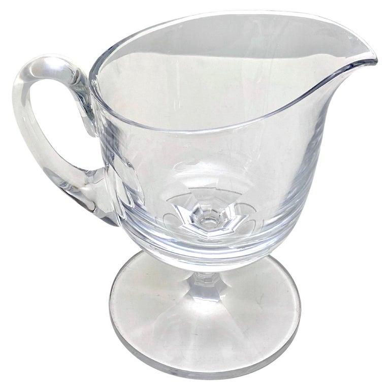 Lalique Crystal Pitcher circa 1960s For Sale