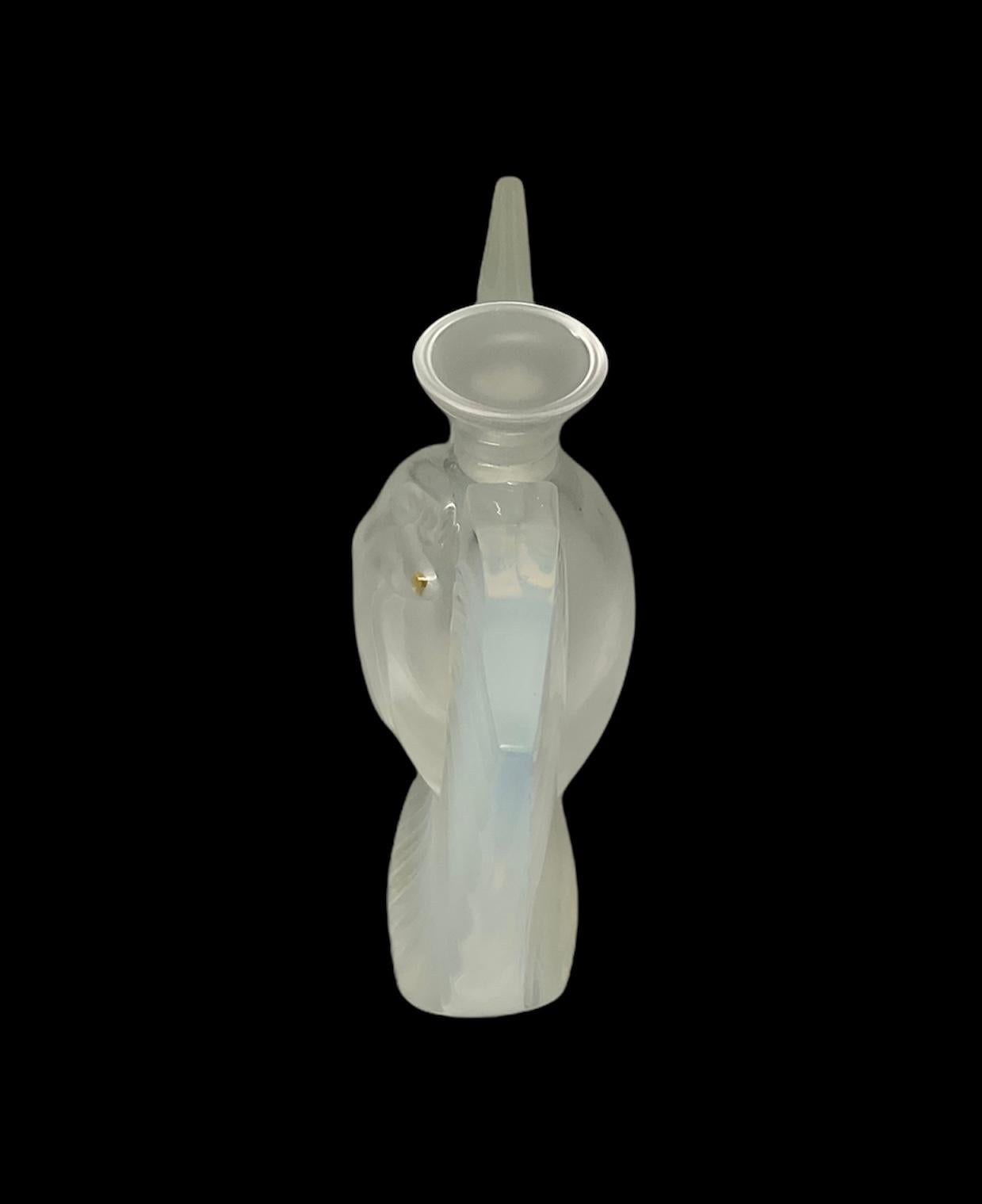 Moulé Flacon de flacon de parfum en cristal et sylphide Lalique