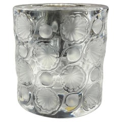 Lalique Crystal “Tokyo” Votive Candle Holder