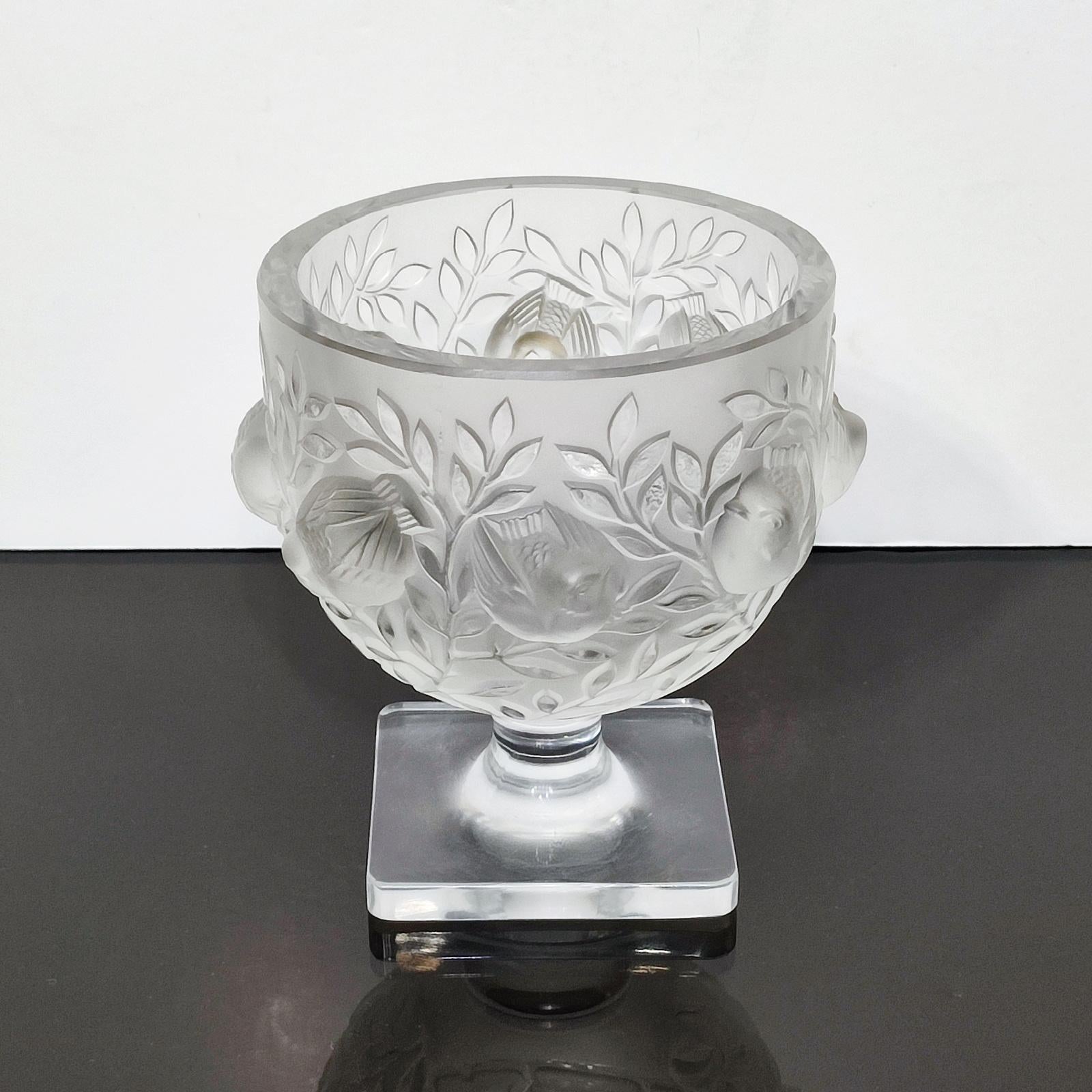 lalique crystal bowl