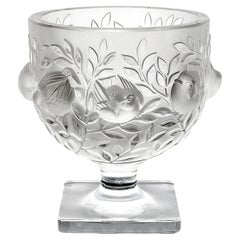 Lalique Crystal Vase 'Elisabeth' Décor of  Birds and Branches - FREE SHIPPING