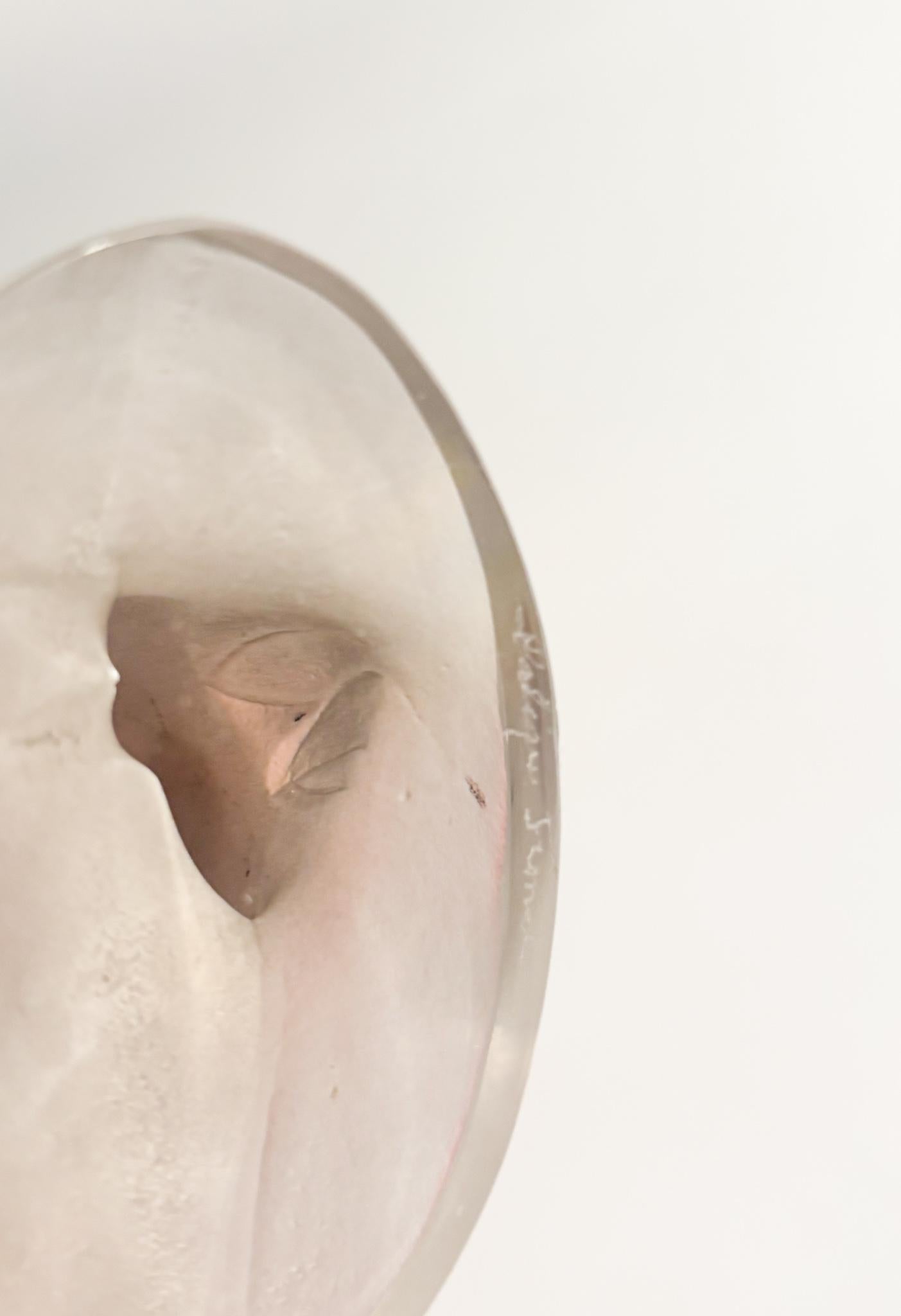 Lalique Crystal Wind Lady Figurine Statue 1930s 5