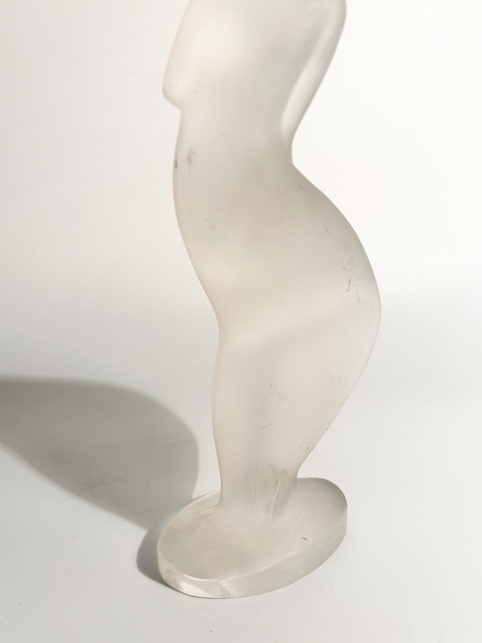Lalique Crystal Wind Lady Figurine Statue 1930s 3