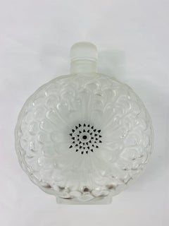 Lalique France Dahlia Crystal Perfume Bottle No. 3