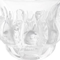 Lalique Dampierre Vase in Clear Crystal