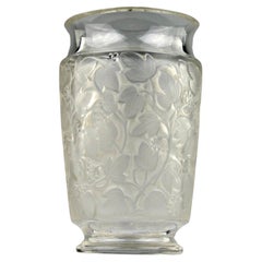 Antique Lalique, "Deauville" Vase, France, 1950