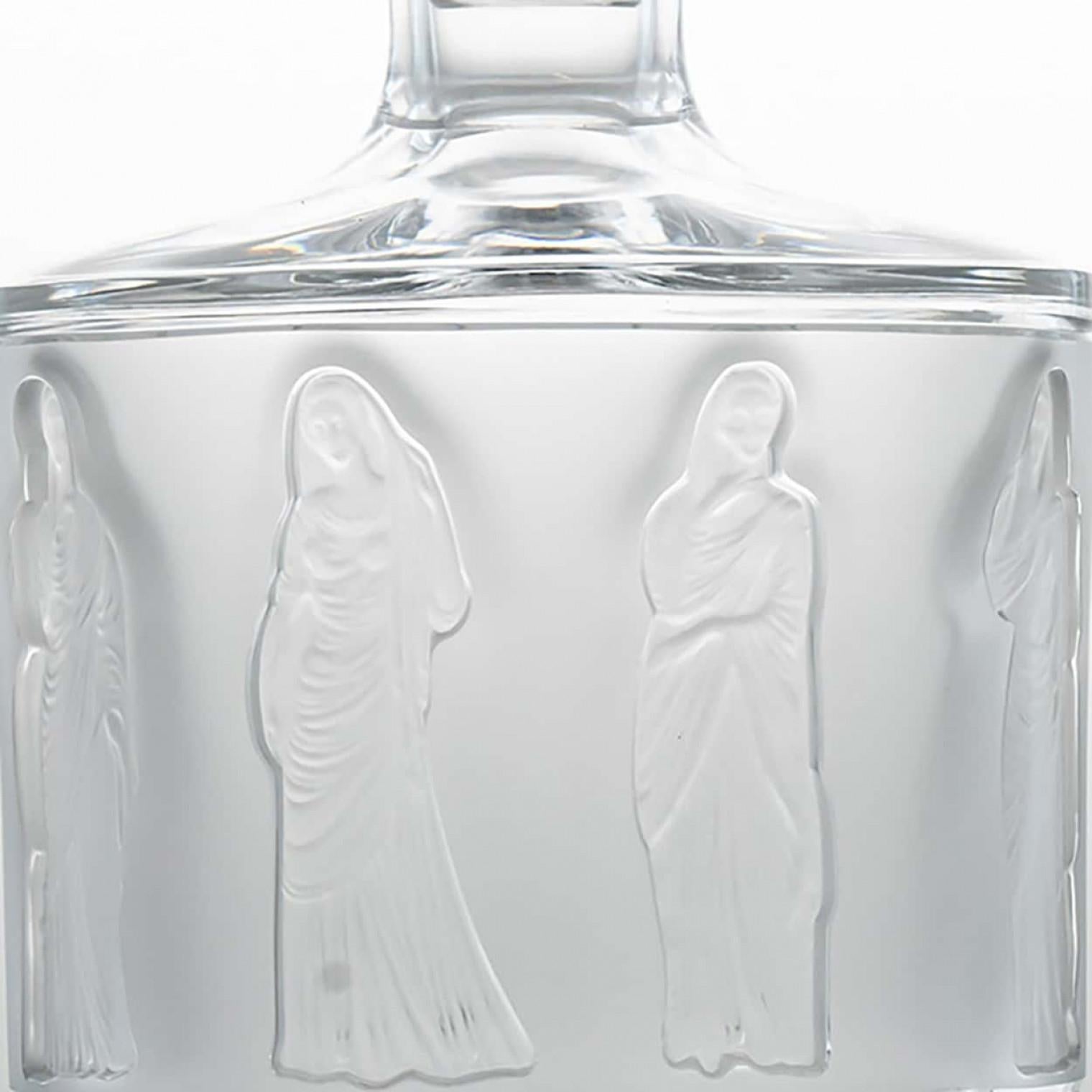 Lalique Dekanter Femmes Antiques Karaffe Kristall, Frankreich (Moderne der Mitte des Jahrhunderts) im Angebot