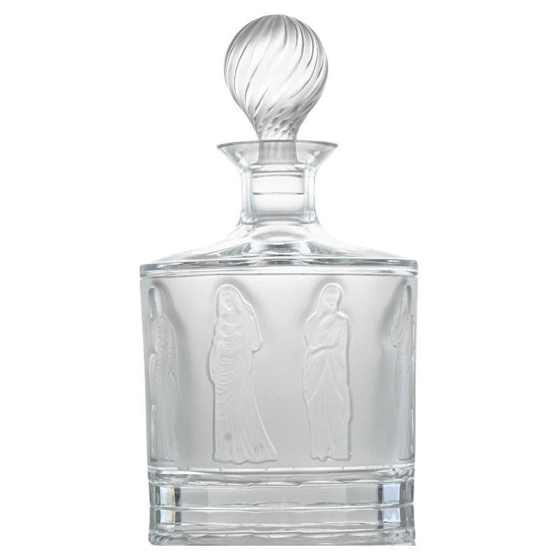 Lalique Decanter Femmes Antiques Carafe Crystal, France For Sale