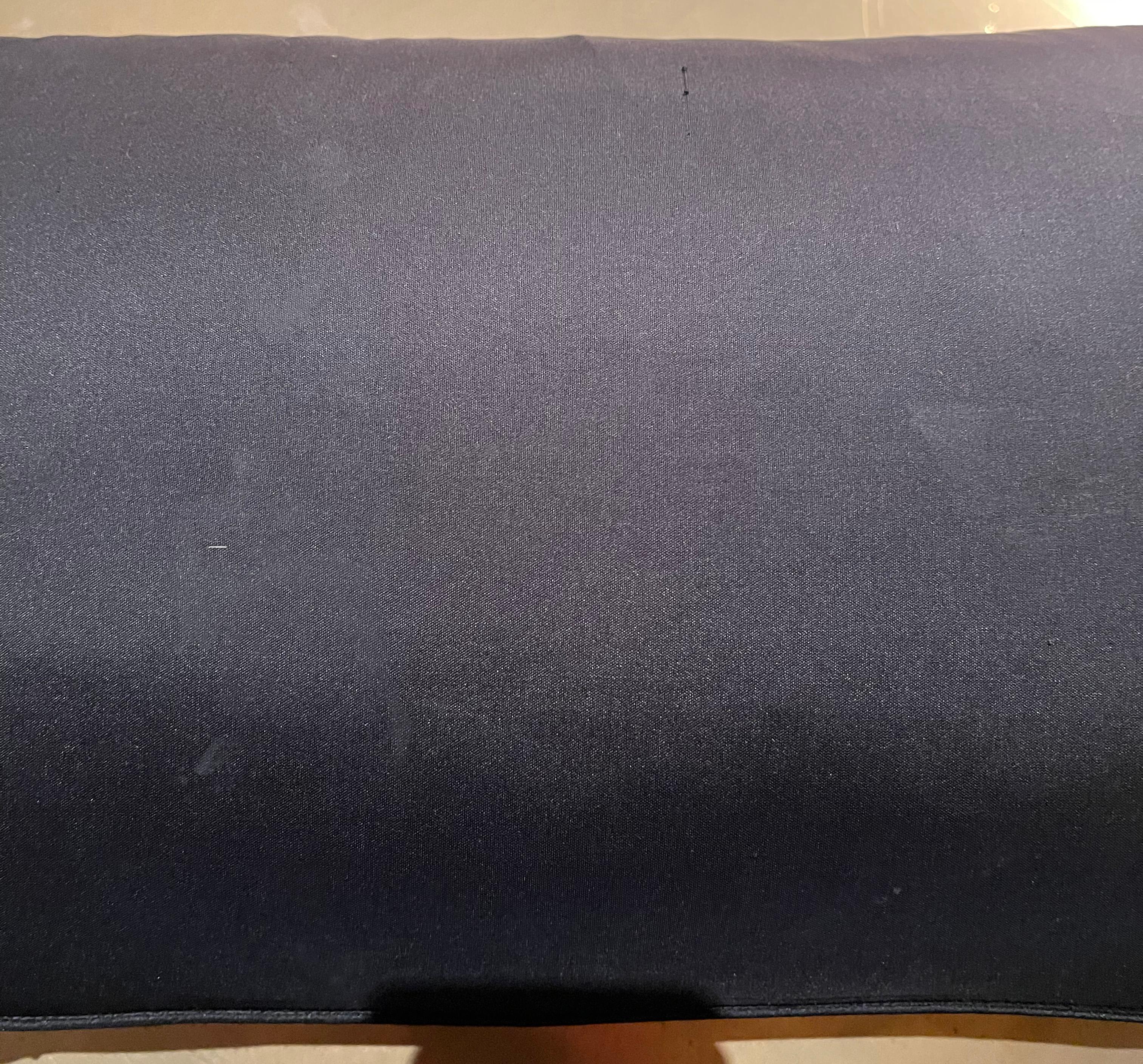 Lalique, Black Silk Pillow, Hand Beaded Front, Art Deco Style  In Good Condition In Glasgow, GB