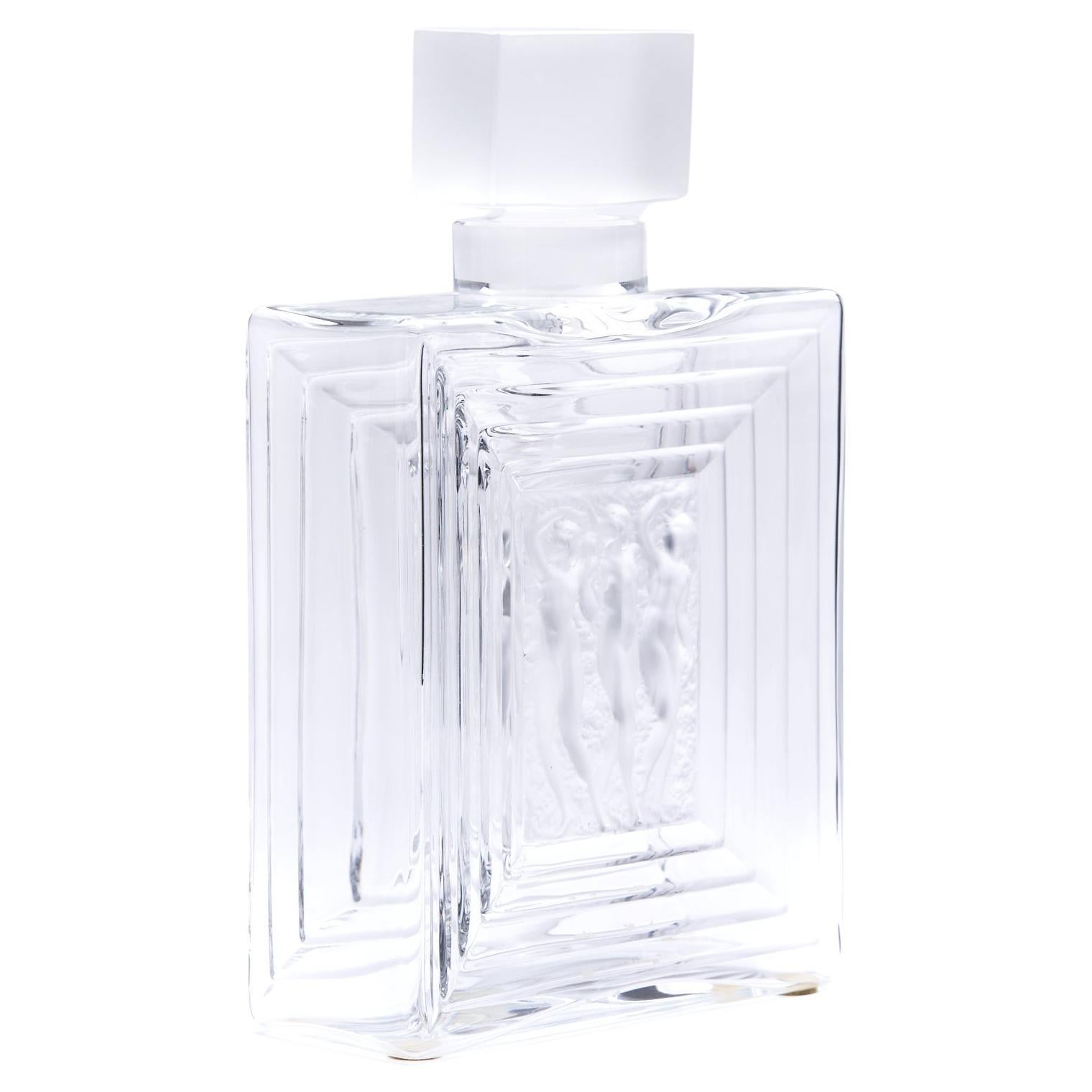 Lalique "Duncan" Crystal Perfume Bottle at 1stDibs