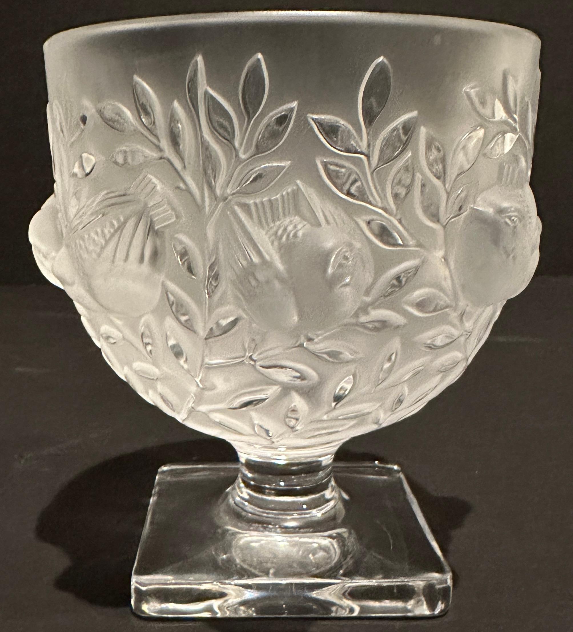 Art Deco Lalique Elizabeth Vase