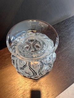 Jarrón Lalique "Épines" de Cristal Transparente