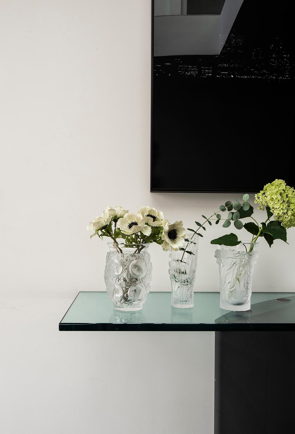 Lalique Fantasia Vase Clear Crystal For Sale At 1stdibs