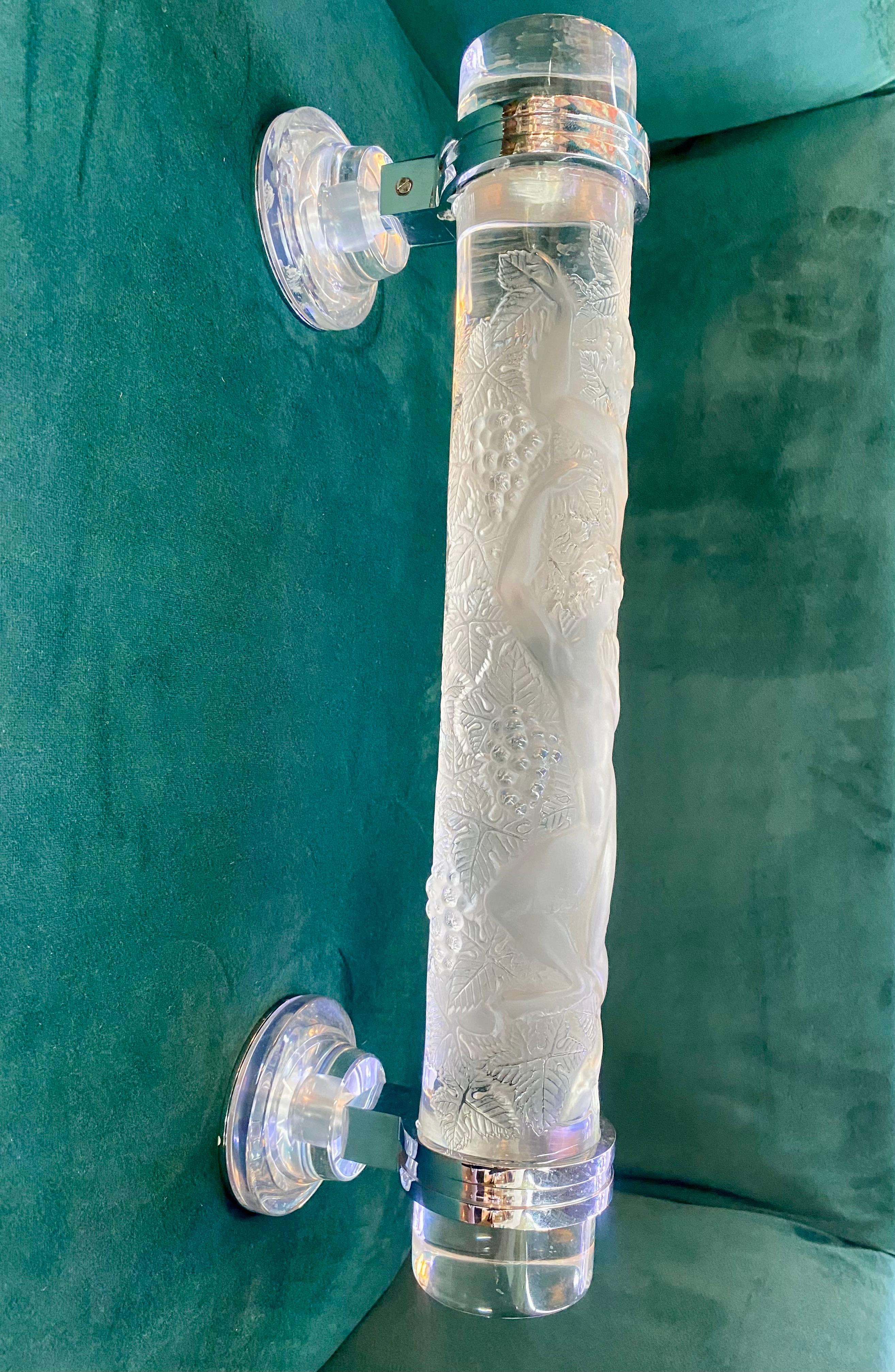 Lalique Fauns Door Handle For Sale 1