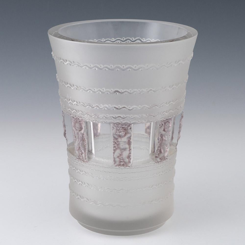 Francese Vaso Lalique Florence Marcilhac 10-907 in vendita