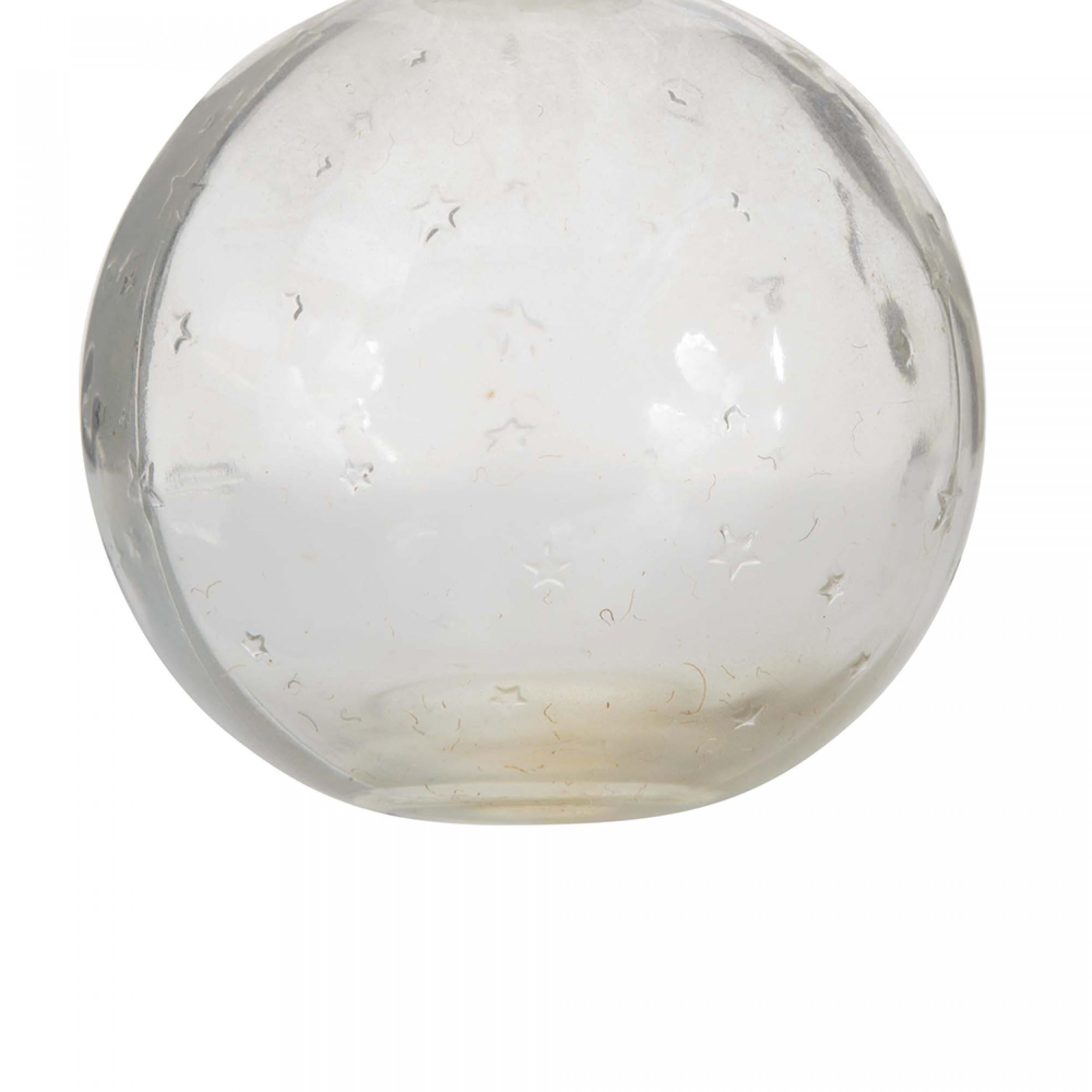 Art déco Flacon de parfum Art Déco français en forme d'étoile surélevée Lalique pour Worth en vente