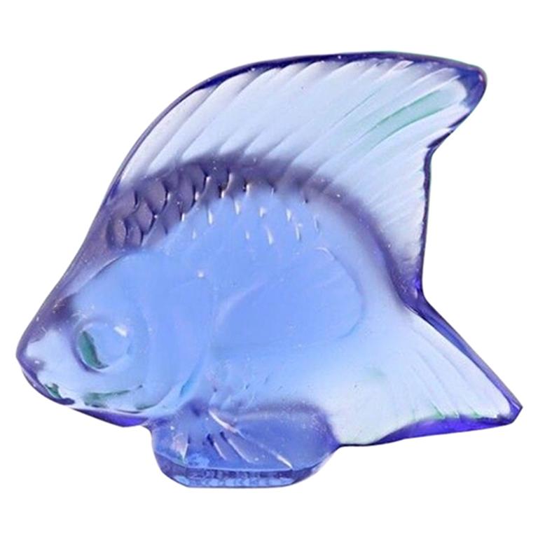 Lalique France, 1 Crystal Fish, Scalar 'Different Colours Available'