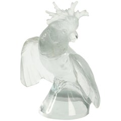 Lalique France Cacatoes "Ailes Déployées" Lalique France Cacatoes "Ailes Déployées"