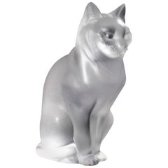 Lalique France "Chat Assis"