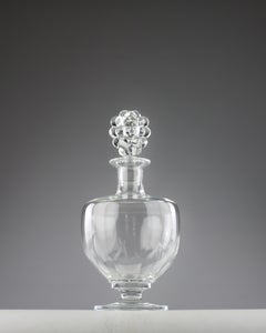 Lalique France, "Clos-Vougeot" Decanter, 1970s