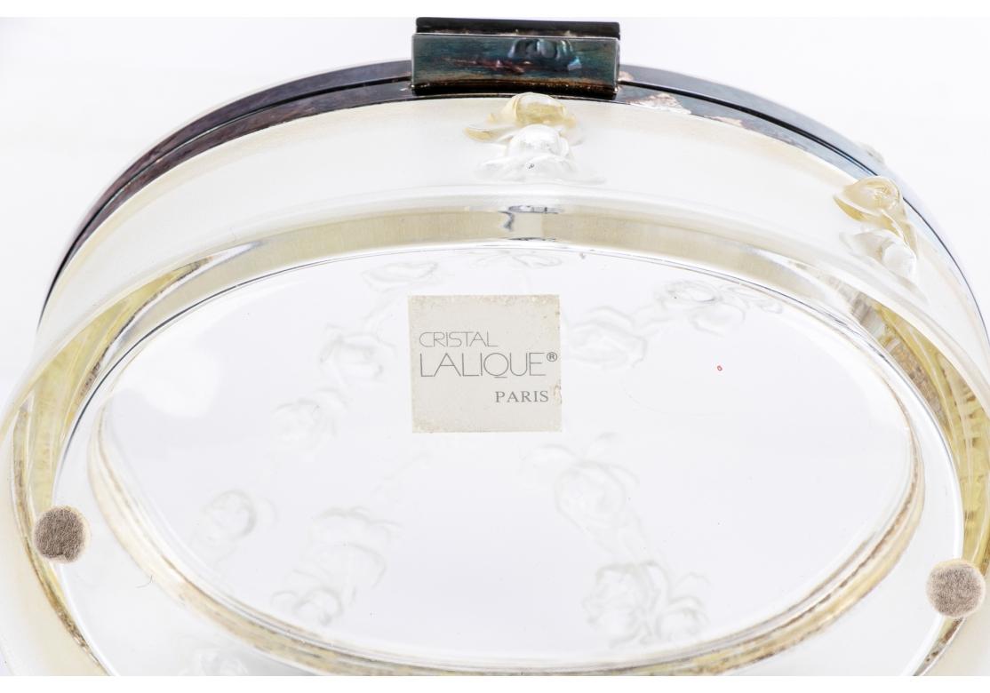 Ovaler Deckelschachtel „Coppelia“ von Lalique, Frankreich (Glaskunst) im Angebot