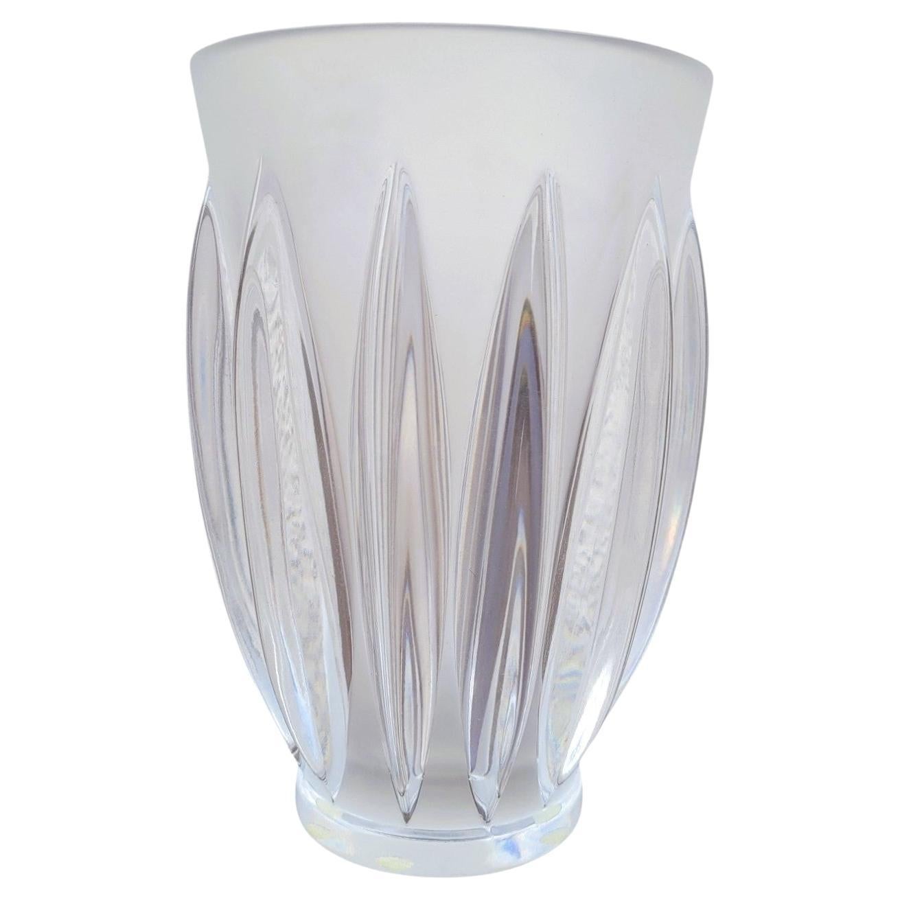 Lalique France, Courchevel Vase, 20th Century