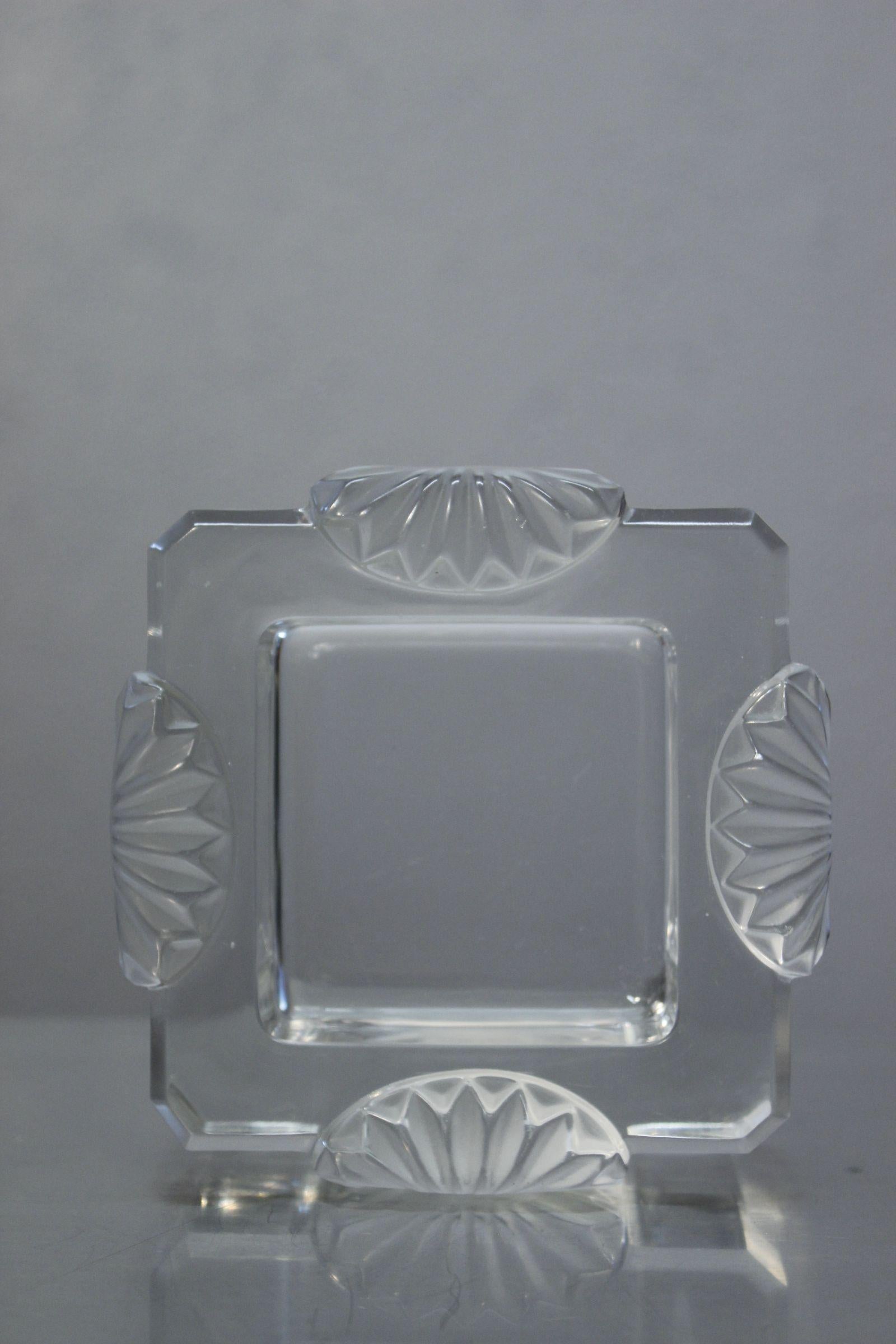 Art Déco Posacenere in cristallo Lalique France 
