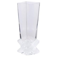 Lalique Francia Jarrón de cristal Luca
