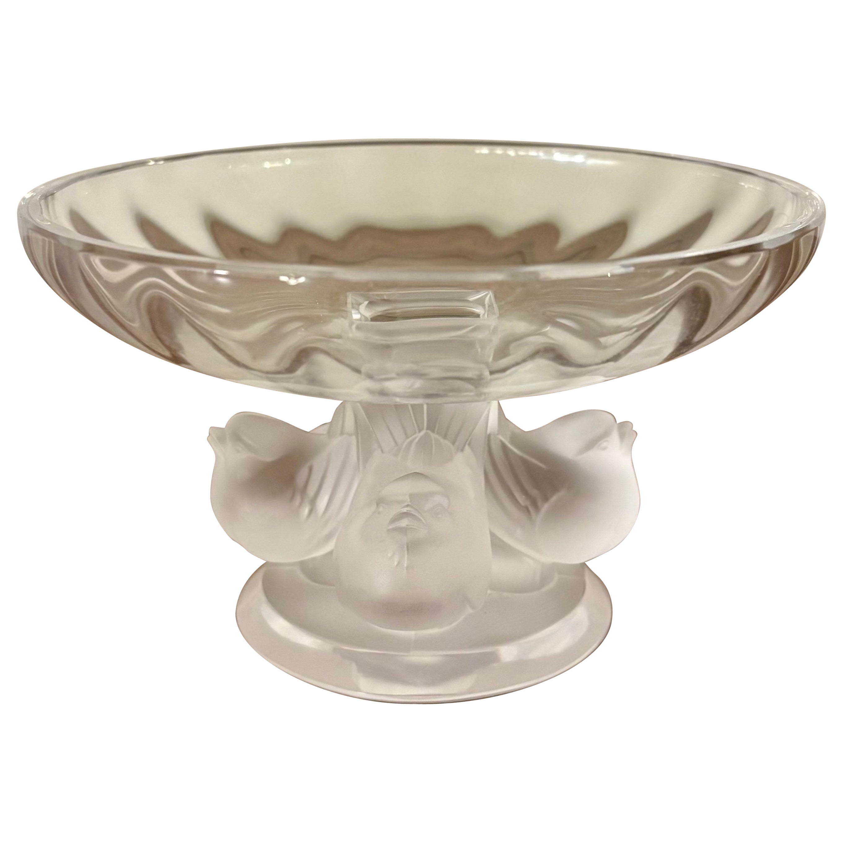 Lalique Frankreich Kristall "Nogent" Tasse im Angebot