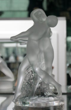 Lalique France Crystal The Dancers Figurine