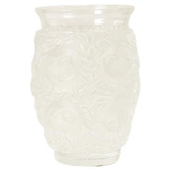 Lalique France. Crystal vase. After 1978.