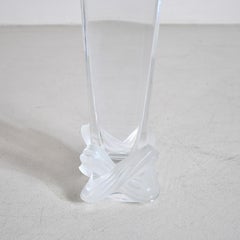 Lalique France Crystal Vase, Lucca Model